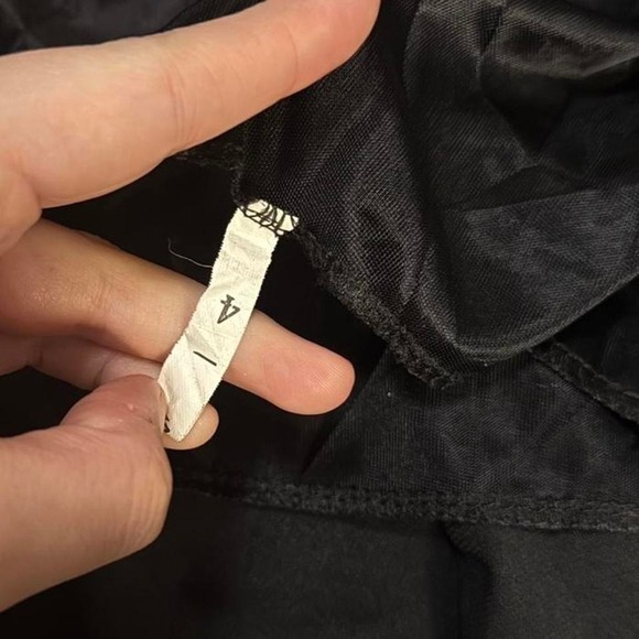 Fairy Whimsigoth Black Sequin Asymmetrical Skirt Y2K Alt Grunge Glam - Picture 4 of 4